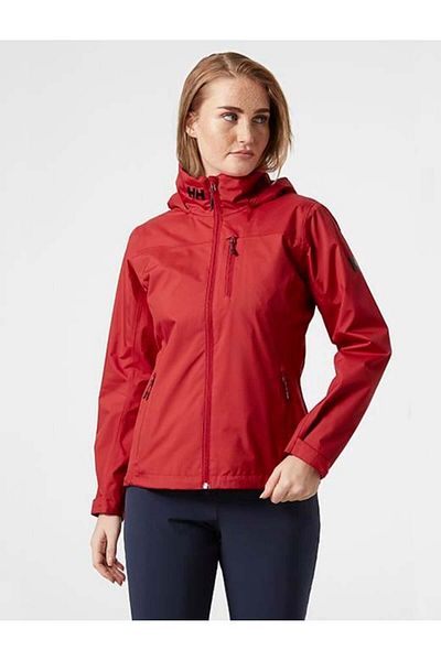 Helly Hansen W Crew Hooded Midlayer Jacket Women Red