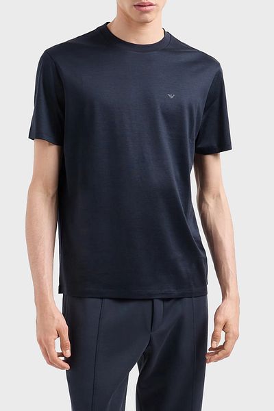 Emporio Armani Tricou din bumbac pentru bărbați - Logo, Regular Fit EM000311 AF10761 UB118