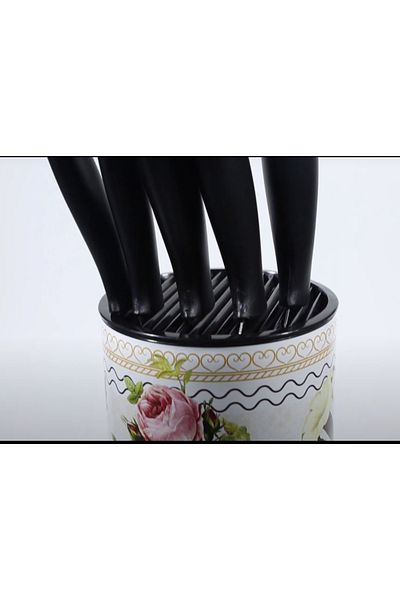 kapsulavm 6-Piece Chef Knife Set with Stand