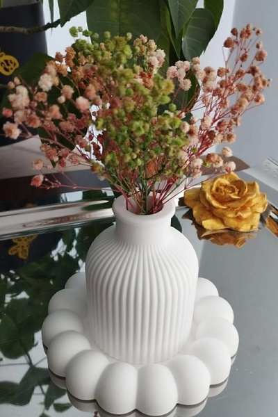 Amber Stüdyo Bubble Plate and Vase Set