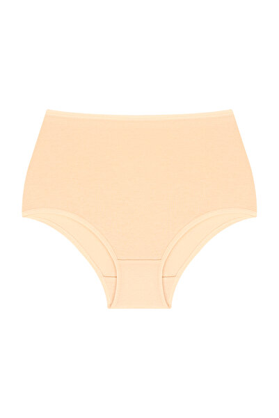 GÜLSER UNDERWEAR Kadın Yüksek Bel Pamuklu Hipster Slip Külot Pamuklu Iç Çamaşırı 7'li