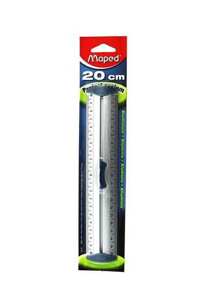 Maped Aluminum Double Deciometer Ruler 20cm /120120