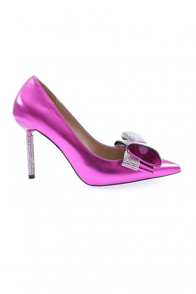 DGN Pantofi de damă cu toc înalt Fuchsia Scuba 23611062859