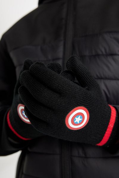 DeFacto Marvel-bedruckte Strickhandschuhe für Jungen C8576a824wn