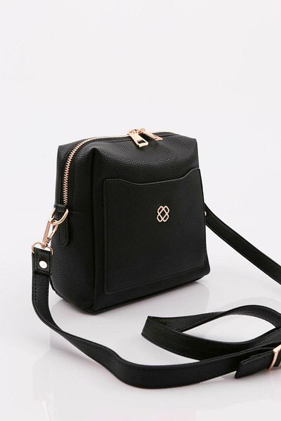 DGN Dámská ležérní crossbody kabelka černá 1422856