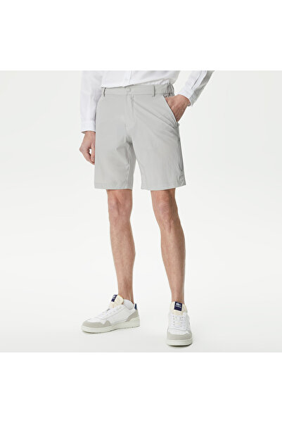 Lacoste Erkek Slim Fit Gri Bermuda