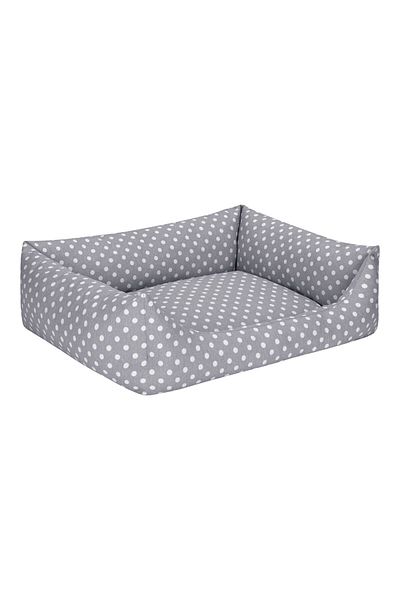 Pet Comfort Uniform Gray Polka Dot Dog Bed m 60X70Cm Alsat
