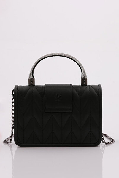 DGN A16 Dámská - Večerní spojka boxu s kamínkovou rukojetí