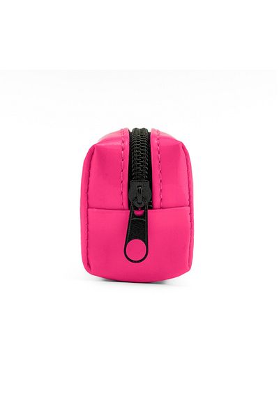 Gözde Proje Faux Leather Pink Neon Pencil Case