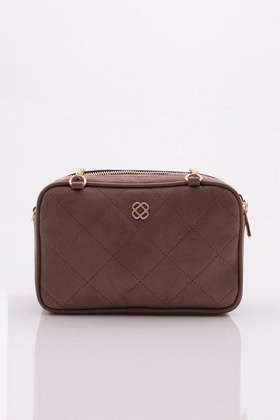 DGN Mink Suede Women's Bag - Double Eye Chain