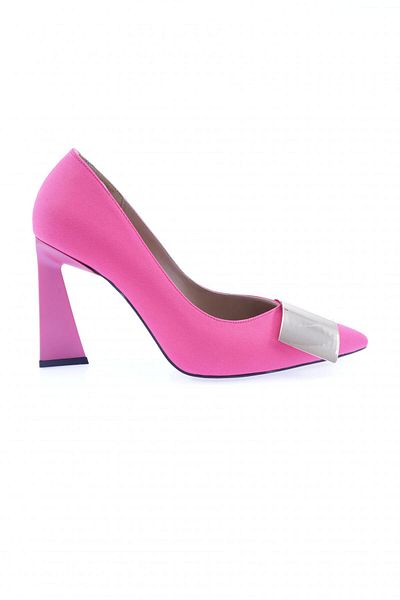 DGN Pantofi cu toc pentru femei Fuchsia Lycra - 23611022859