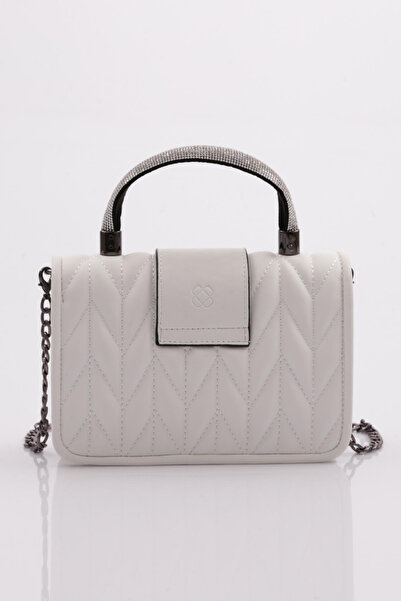 DGN A16 Γυναικείο - Βραδινό Κουτί συμπλέκτης με Λαβή από στρας