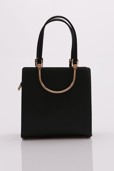 DGN Black Metal Classic Women's Bag - 1342856