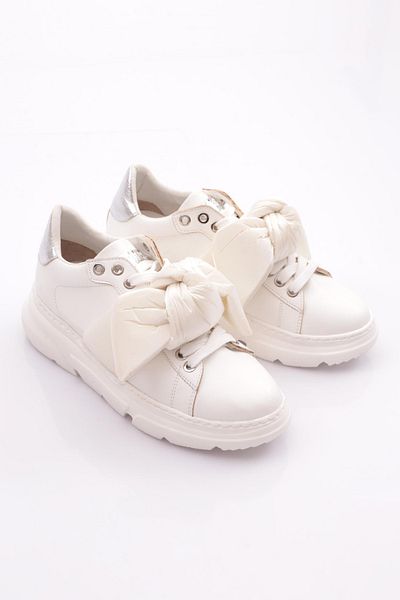 DGN Es853 Sneakers mit Schleife und dicker Sohle für Damen