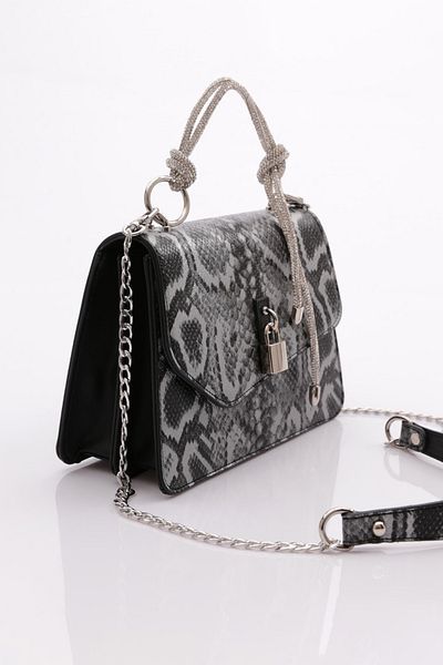 DGN Black Stone Corduroy Women's Classic Bag - Snake 1542856