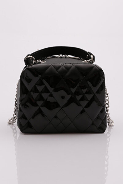 DGN Kadın Doktor Çanta Siyah Rugan 1192856