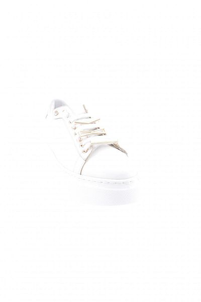 DGN Women's Thick Sole Sneakers White Accessory Shoes