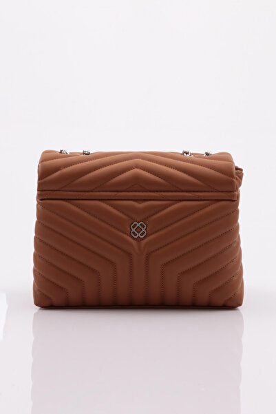 DGN Γυναικεία καθημερινή τσάντα ώμου και ώμου καφέ 837934110