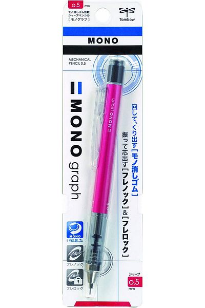 Tombow Mono Graph 0.5 Mm Versatil Pen Pink / 132f