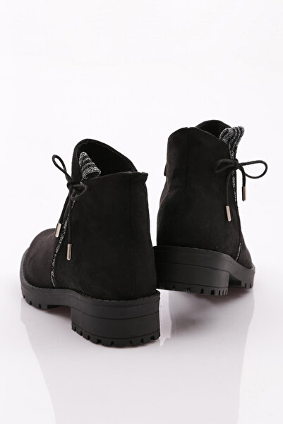 DGN Kadın Bot Siyah Süet 34323538