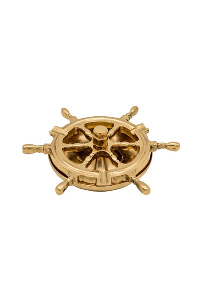 PM Dizayn Petinka Table Top Brass Casting Rudder Ashtray