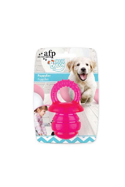 Afp Little Buddy - Puppyfier- Rubber Pacifier Pink S Hnzrn