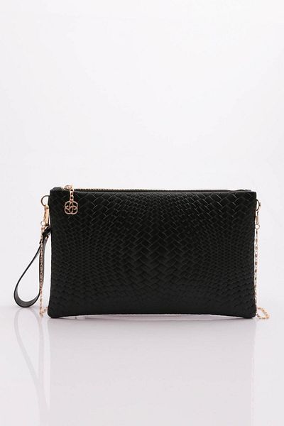DGN Women's Shoulder and Arm Bag Black Imported Soft 51143448