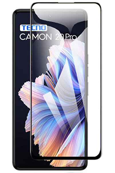 CEPSTOK Tecno Camon 20 Pro 4G/5G Kırılmaz Cam 5d Tam Kaplayan 9h Temperli Ekr...
