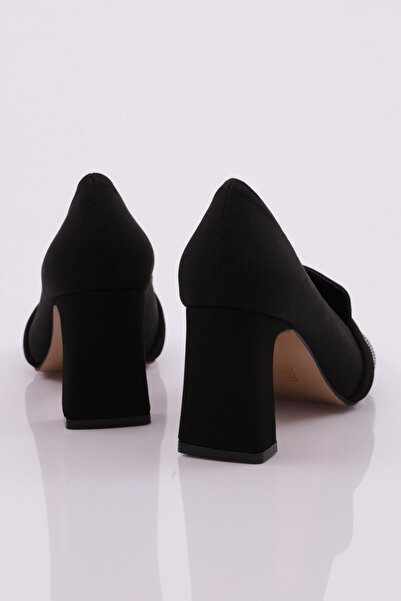 DGN Kadın Topuklu Ayakkabı Siyah Scuba 451212821