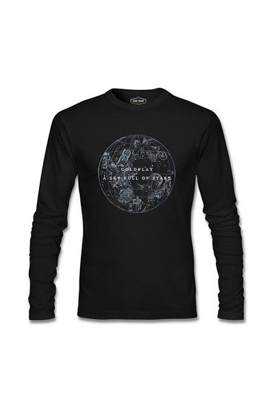 Lord T-Shirt Coldplay - A Sky Full Of Stars Black Men's Sweatshirt