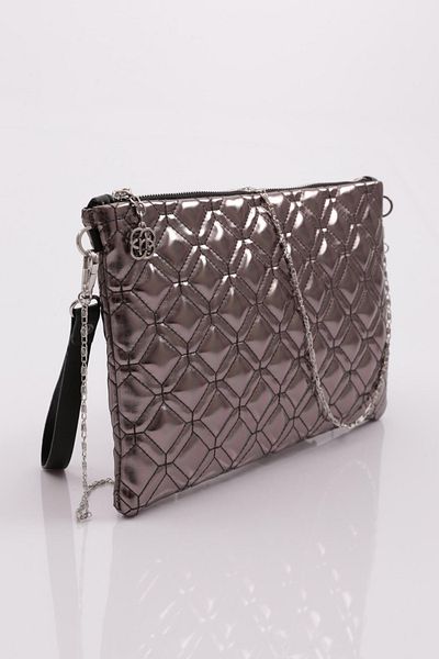 DGN Geantă de umăr pentru femei Platinum Metallic 51153448