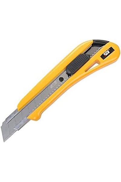 Sdi Wide Automatic Locking Utility Knife Yellow / 3050c