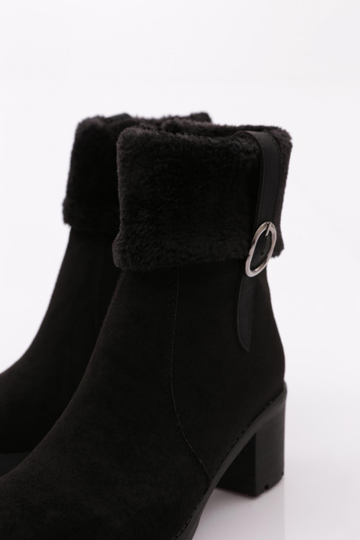 DGN Kadın Klasik Bot Siyah Süet 11083382