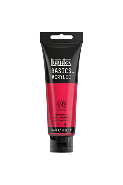 Liquitex Basics Acrylic 118ml Akrilik Boya Transparent Red 47