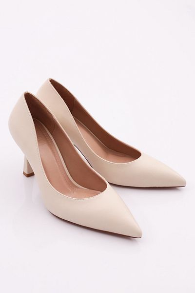 DGN Pantofi cu toc pentru femei de culoarea pielii - 81613557
