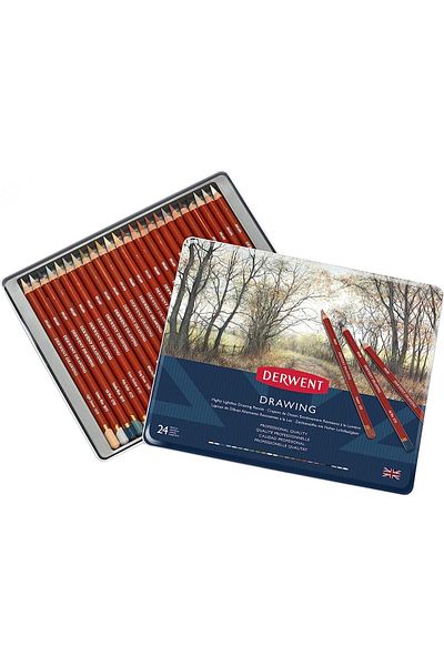 Derwent Drawing 24'lü Yağlı Çizim Kalemi / 0700671
