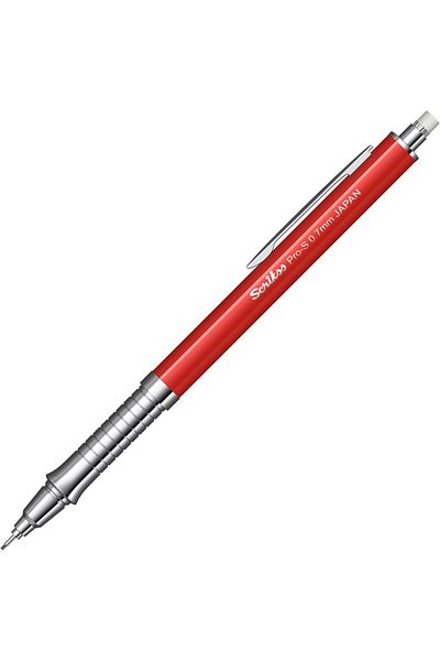 Scrikss Pro-s 0.7mm Mekanik Kurşun Kalem Kırmızı /