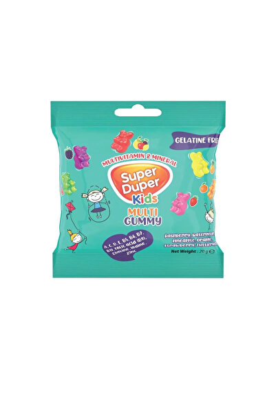 Durukan Şekerleme Super Duper Kids 20gr Vitaminli Jelibon - 20 Paket