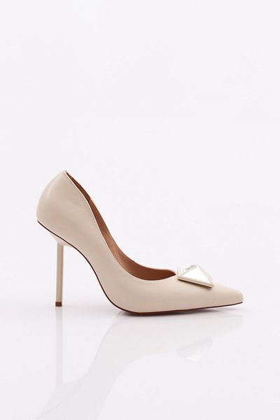 DGN Pantofi cu toc pentru femei de culoarea pielii - 56473557