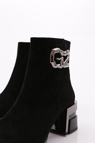 DGN Kadın Bot Siyah Velvet 342513539