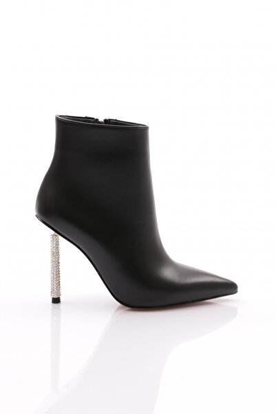 DGN Kadın Topuklu Bot Siyah