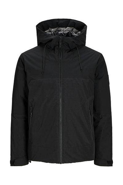 Jack & Jones Ανδρικό μαύρο μεγάλο μέγεθος Jack Jones Jcoaıden Transitional Jacket - 12263064 -02