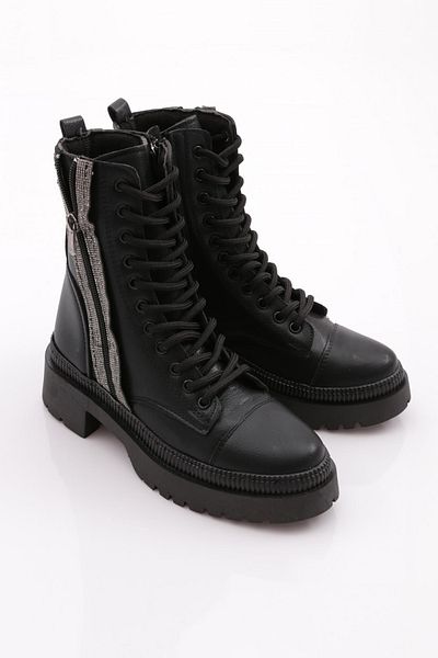 DGN Caviar Black Women's Boots - 101513421027