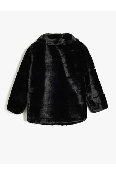 Koton Girl's Leather Coat and Jacket