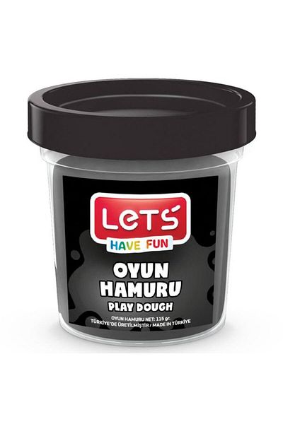 Lets Oyun Hamuru 115gr Siyah