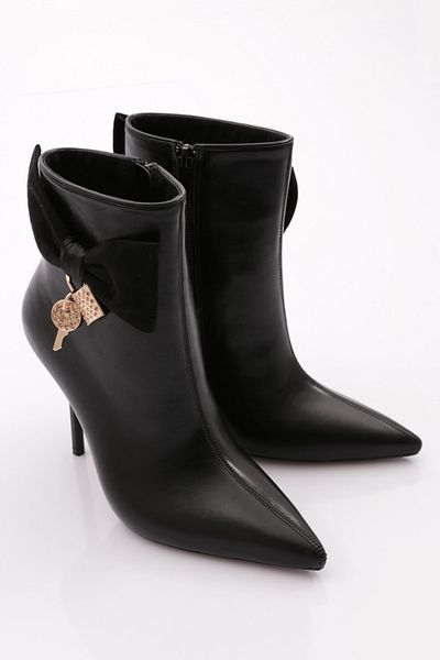 DGN Cizme negre de damă cu toc - 91273557