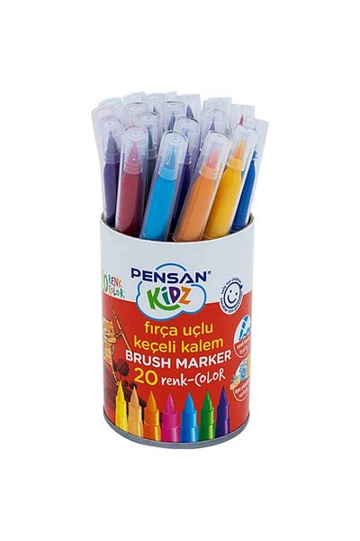 Pensan Kidz 20-Piece Felted Paint Pen with Brush Tip / 4000