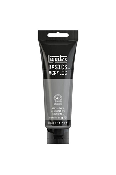Liquitex Basics Acrylic 118ml Akrilik Boya Grey Neutral Value 5 599
