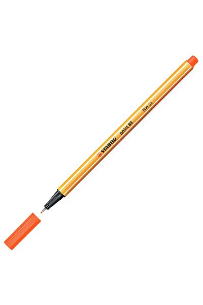 Stabilo Point 88 Fineliner 0.4mm Felt Tip Pen 88/54 Orange