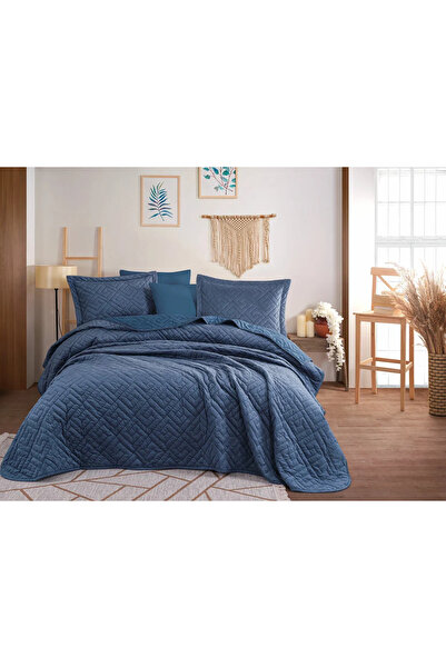 Hobby Silvana Kadife Yatak Örtüsü - Geometrik